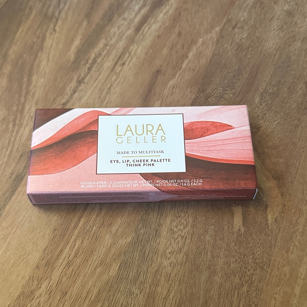 NEW Laura Geller | Eye, Lip, Cheek Pallette - Think Pink